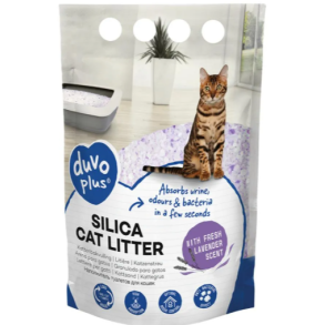 Duvo Silica Kattegrus m. Lavendelduft