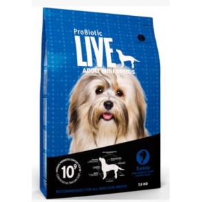 LIVE DOG Adult Mini Breed Kalkun