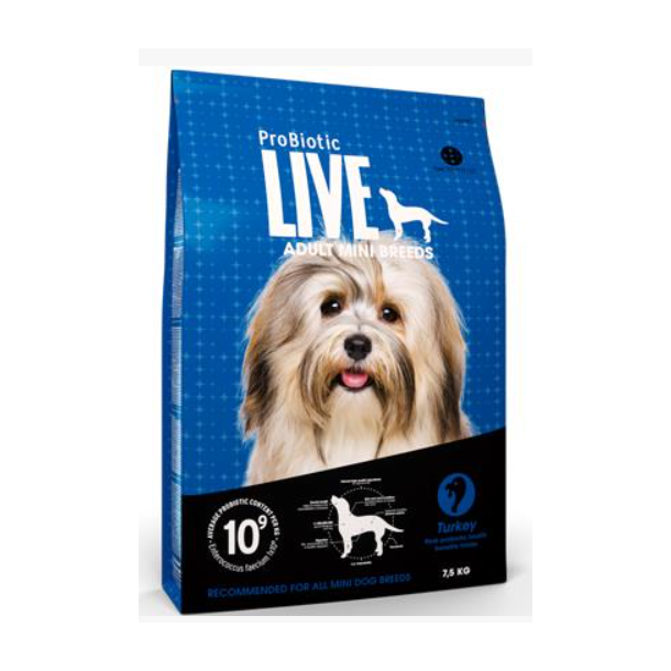 LIVE DOG Adult Mini Breed Kalkun