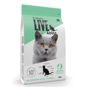LIVE CAT Adult  m/Kylling 2 Kg